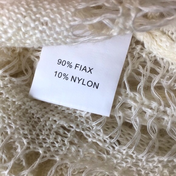 John Fashion Ivory Open Knit Sweater. P/A1022/1 - Picture 7 of 8